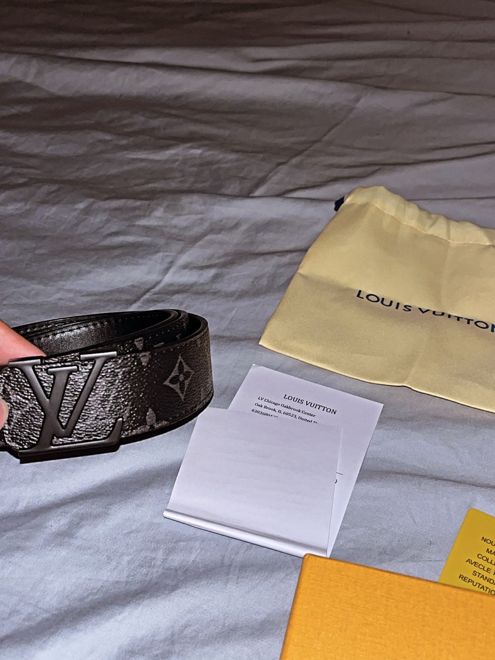 Louis Vuitton Men’s Brown Monogram LV Buckle Belt